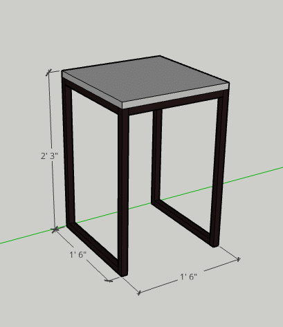 side table.