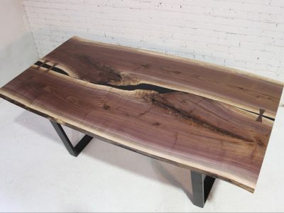 black walnut table.