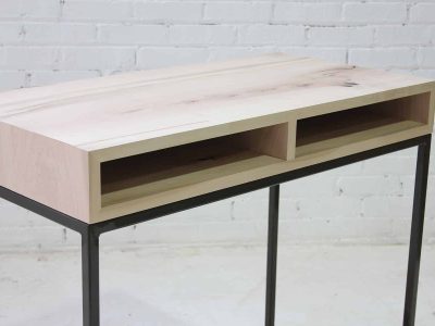 handmade maple desk.