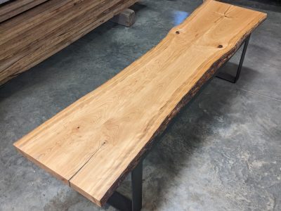 Live edge Cherry bench.
